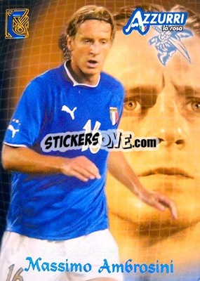 Sticker Ambrosini - Azzurri Trading Cards 2004 n. 15 - Panini