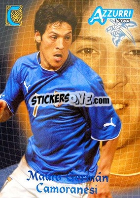 Sticker Camoranesi - Azzurri Trading Cards 2004 n. 16 - Panini