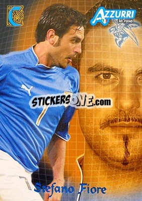 Sticker Fiore - Azzurri Trading Cards 2004 n. 17 - Panini