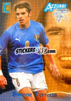 Sticker Perrotta - Azzurri Trading Cards 2004 n. 19 - Panini