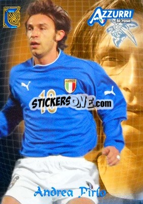 Sticker Pirlo - Azzurri Trading Cards 2004 n. 20 - Panini