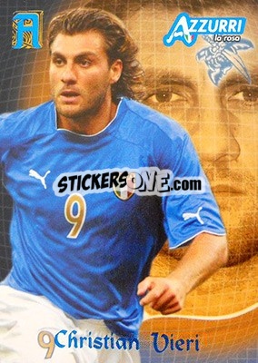 Sticker Vieri - Azzurri Trading Cards 2004 - Panini