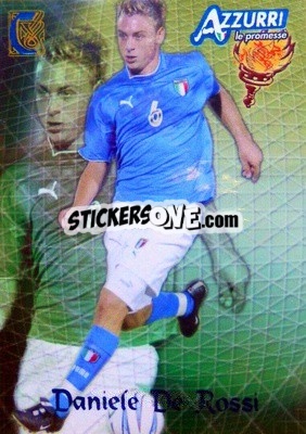 Sticker De Rossi - Azzurri Trading Cards 2004 n. 34 - Panini