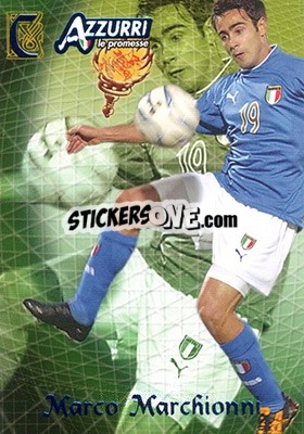 Sticker Marchionni - Azzurri Trading Cards 2004 n. 36 - Panini