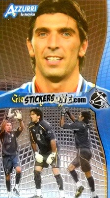 Sticker Buffon - Azzurri Trading Cards 2004 n. 39 - Panini