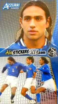 Sticker Nesta - Azzurri Trading Cards 2004 n. 41 - Panini