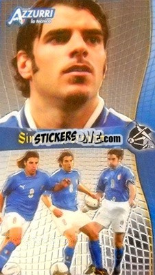 Sticker Perrotta - Azzurri Trading Cards 2004 n. 43 - Panini