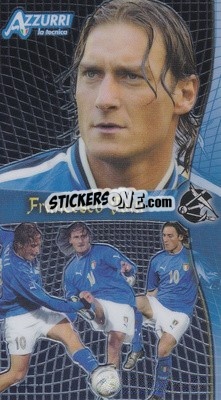 Sticker Totti - Azzurri Trading Cards 2004 n. 47 - Panini