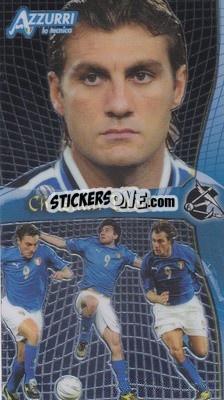 Sticker Vieri - Azzurri Trading Cards 2004 n. 48 - Panini