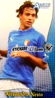 Sticker Nesta - Azzurri Trading Cards 2004 n. 51 - Panini