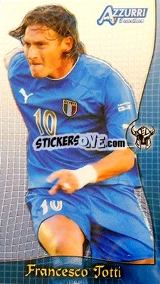Sticker Totti - Azzurri Trading Cards 2004 n. 57 - Panini