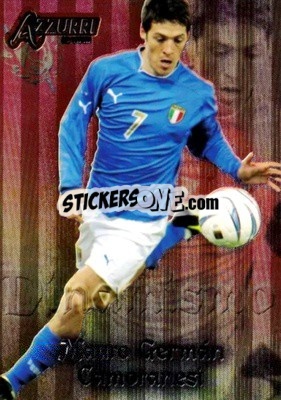 Sticker Camoranesi: dinamismo - Azzurri Trading Cards 2004 n. 61 - Panini