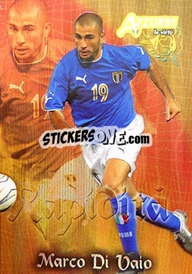 Sticker Di Vaio: rapidita - Azzurri Trading Cards 2004 - Panini
