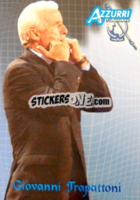 Figurina Trapattoni: I Gesti - Azzurri Trading Cards 2004 - Panini