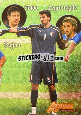 Sticker Difesa - Azzurri Trading Cards 2004 n. 69 - Panini
