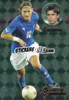 Sticker Attaco - Azzurri Trading Cards 2004 n. 75 - Panini