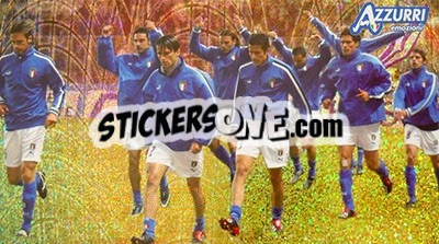 Sticker Allenate a vincere - Azzurri Trading Cards 2004 n. 83 - Panini