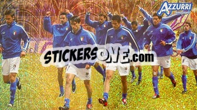 Sticker Allenate a vincere - Azzurri Trading Cards 2004 - Panini