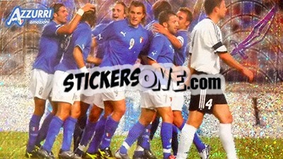 Sticker Titti per Bobo-gol - Azzurri Trading Cards 2004 - Panini