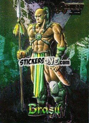 Sticker Brasile - Azzurri Trading Cards 2004 n. 88 - Panini