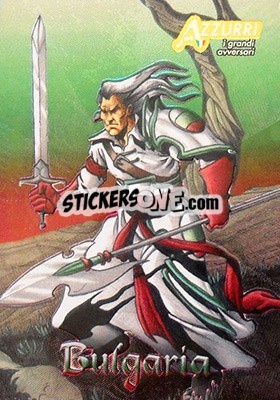 Sticker Bulgaria - Azzurri Trading Cards 2004 n. 89 - Panini