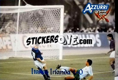 Sticker Italia-Irlanda 1990 - Azzurri Trading Cards 2004 - Panini