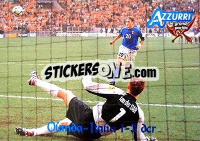 Sticker Olanda-Italia 2000