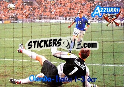 Sticker Olanda-Italia 2000 - Azzurri Trading Cards 2004 n. 113 - Panini