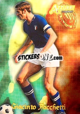 Sticker Facchetti - Azzurri Trading Cards 2004 n. 115 - Panini