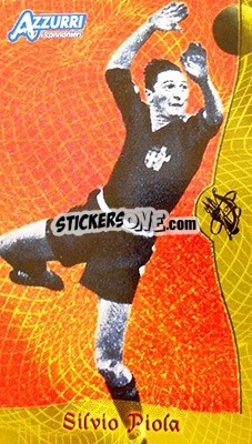 Sticker Piola - Azzurri Trading Cards 2004 n. 126 - Panini
