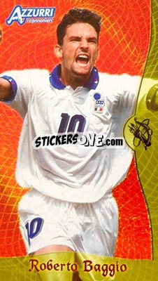 Sticker Baggio - Azzurri Trading Cards 2004 n. 127 - Panini