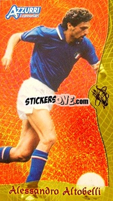 Sticker Altobelli - Azzurri Trading Cards 2004 n. 128 - Panini