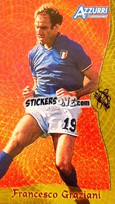 Sticker Graziani - Azzurri Trading Cards 2004 n. 130 - Panini