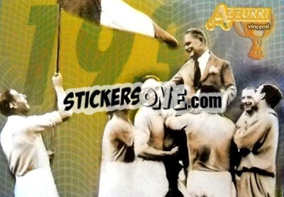 Sticker Mondiali 1934 - Azzurri Trading Cards 2004 n. 134 - Panini