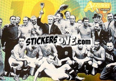 Sticker Mondiali 1938 - Azzurri Trading Cards 2004 - Panini