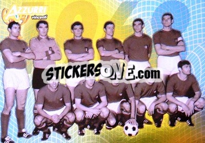 Sticker Europei 1968 - Azzurri Trading Cards 2004 n. 137 - Panini