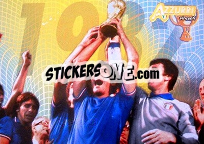 Sticker Mondiali 1982 - Azzurri Trading Cards 2004 n. 138 - Panini
