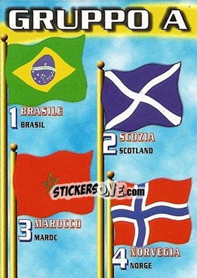 Sticker FRANCIA 98-Gruppo A