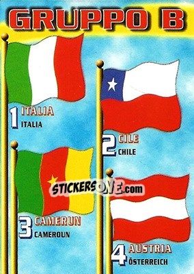 Sticker FRANCIA 98-Gruppo B