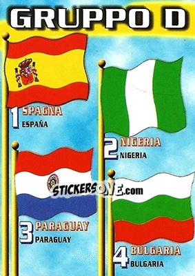 Sticker FRANCIA 98-Gruppo D