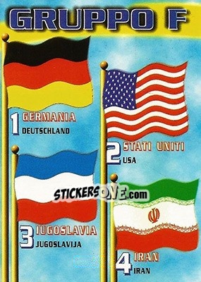 Sticker FRANCIA 98-Gruppo F