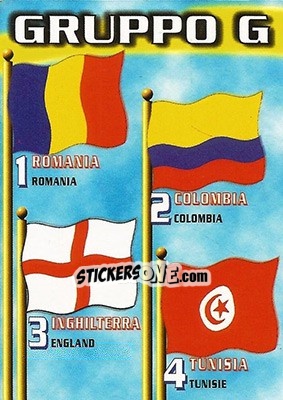 Sticker FRANCIA 98-Gruppo G