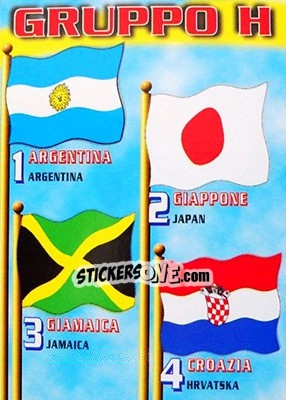 Sticker FRANCIA 98-Gruppo H