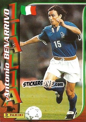 Figurina Antonio Benarrivo - Azzurri ai Mondiali 1998 - Panini