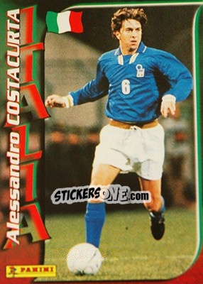 Cromo Alessandro Costacurta - Azzurri ai Mondiali 1998 - Panini