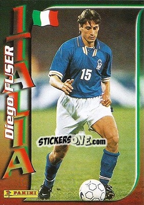 Cromo Diego Fuser - Azzurri ai Mondiali 1998 - Panini