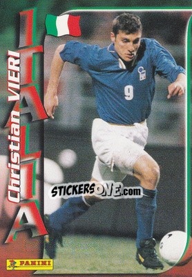 Sticker Christian Vieri - Azzurri ai Mondiali 1998 n. 35 - Panini