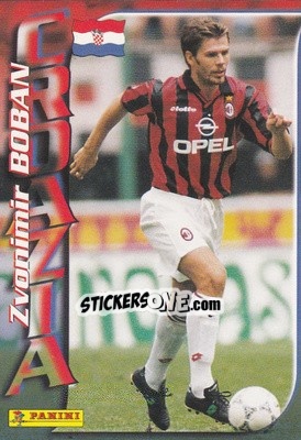 Sticker Zvonimir Boban - Azzurri ai Mondiali 1998 n. 42 - Panini