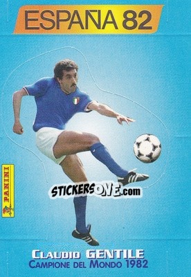 Cromo Claudio Gentile