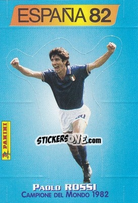 Sticker Paolo Rossi - Azzurri ai Mondiali 1998 n. 89 - Panini